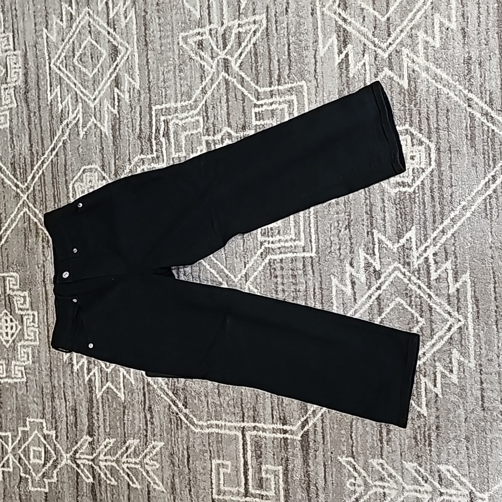 EXPRESS Straight Ankle High Rise Size 2S - Black Denim